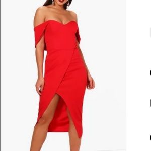 Red Midi Dress
